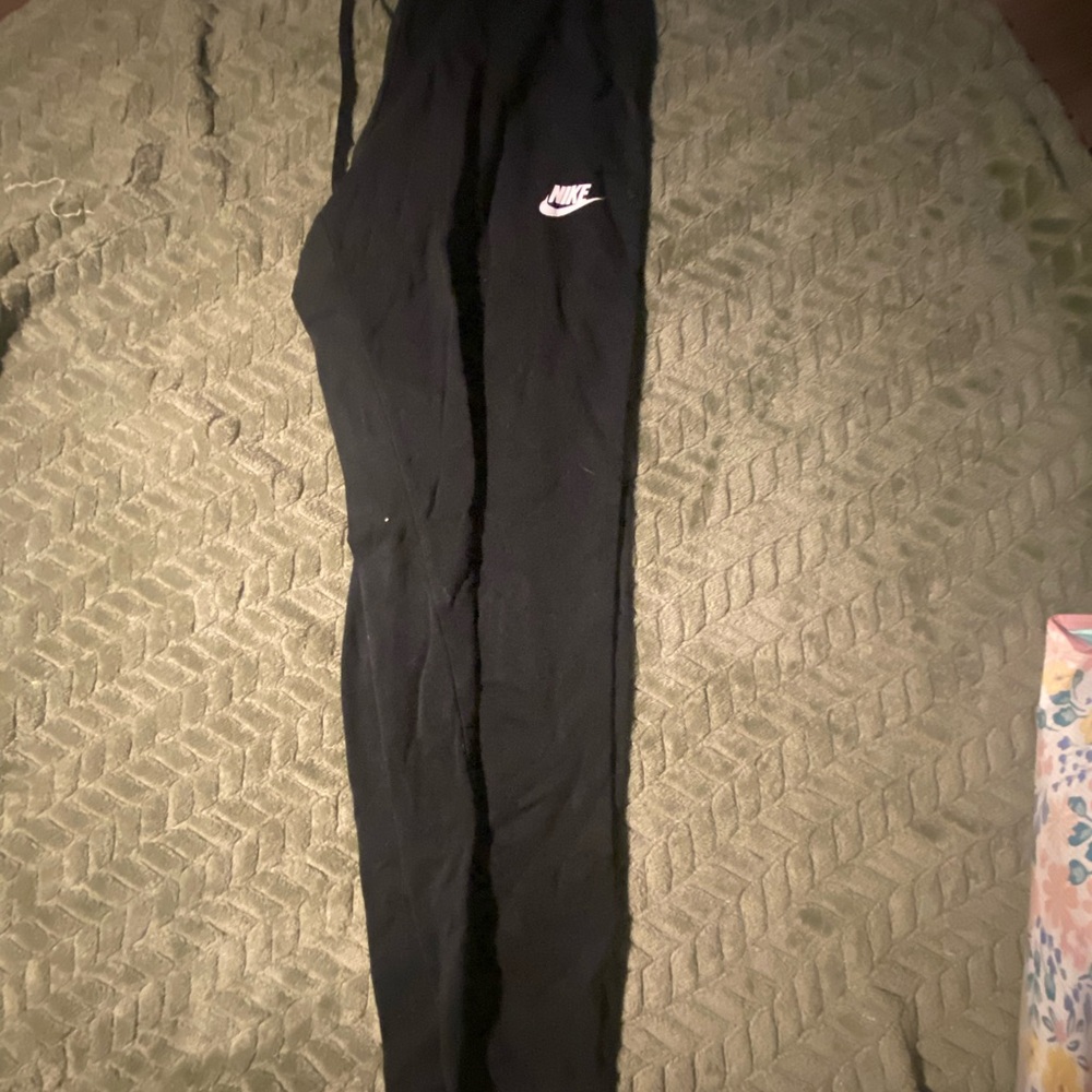 Nike Black Sweatpants with Elastic Cuffs